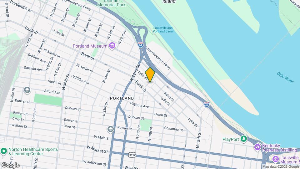 519 N 20th St Map and Location Details