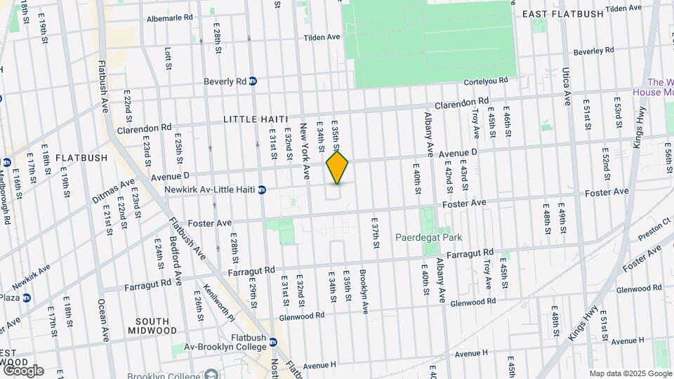 3420 Newkirk Ave Map and Location Details