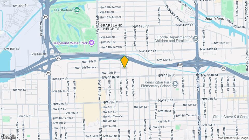 1158 NW 34th Ave Map and Location Details