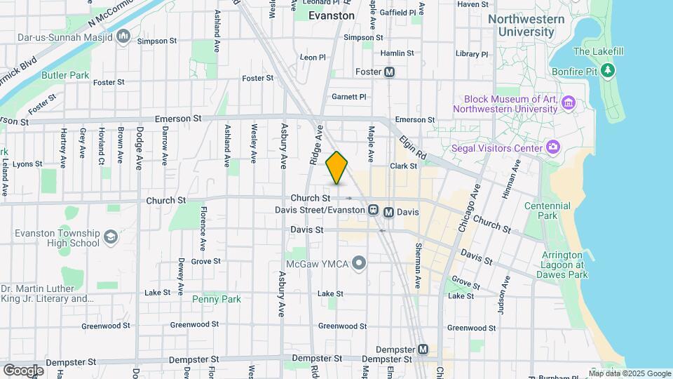 1712 Oak Ave Map and Location Details