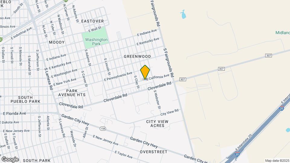 2200 E California Ave Map and Location Details