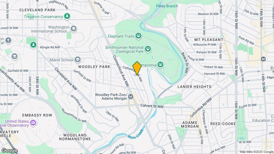 2250 Cathedral Ave NW, Unit Unit 1 Mapa y Detalles de la Ubicación