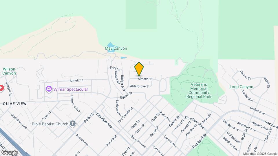 13427 Almetz St Mapa y Detalles de la Ubicación