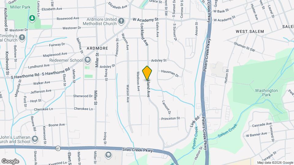1004 Lockland Ave Map and Location Details