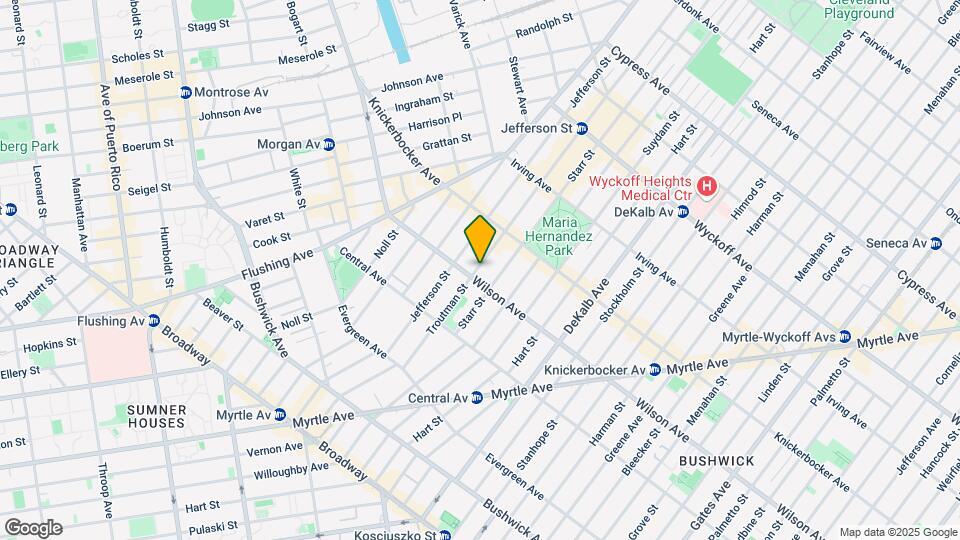 218 Troutman St Map and Location Details
