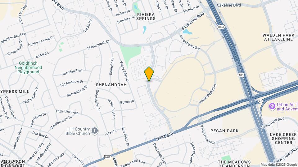 The Ridge at Lakeline Map and Location Details