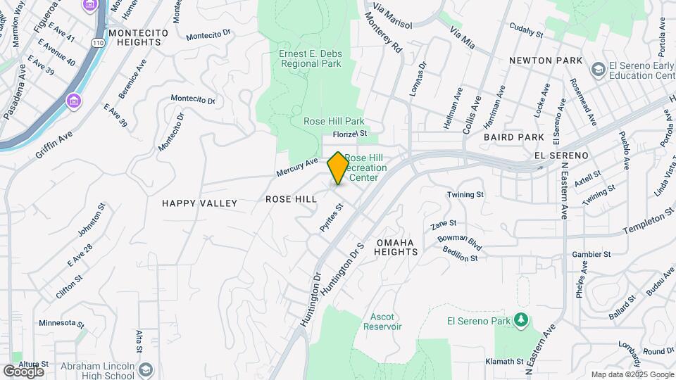 4427 Topaz St Map and Location Details