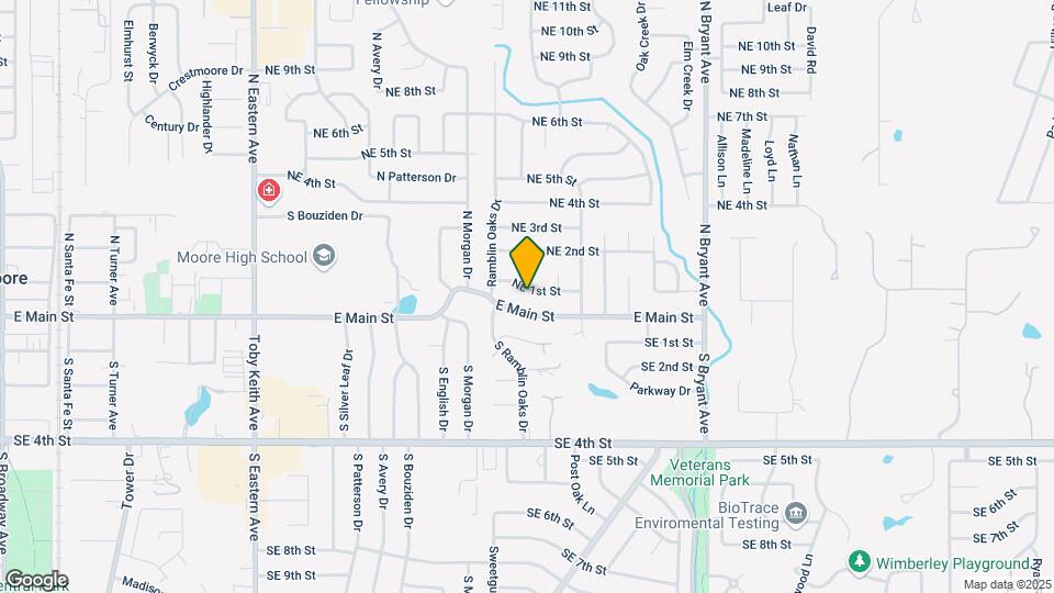 1420 NE 1st St Map and Location Details
