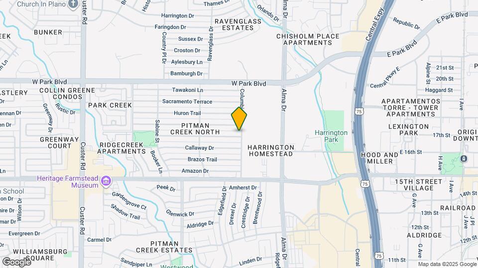 1401 Danube Ln Map and Location Details