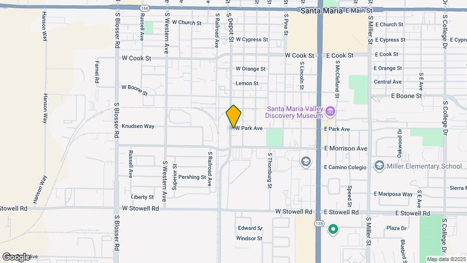 620 W Park Ave Map and Location Details