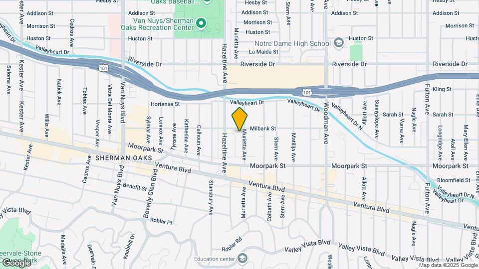 4475 Murietta Ave Map and Location Details