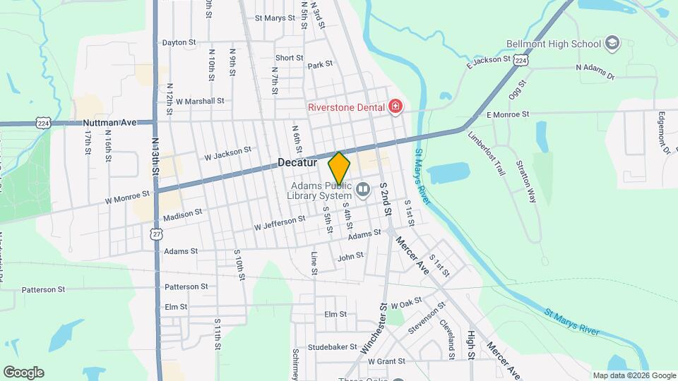 110 S 4th St Map and Location Details