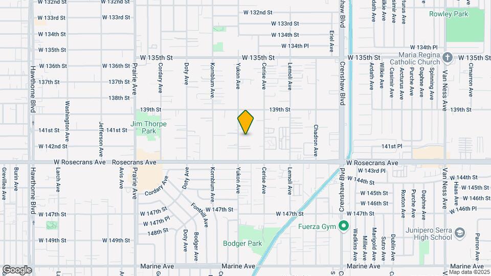 14026 Yukon Ave Map and Location Details