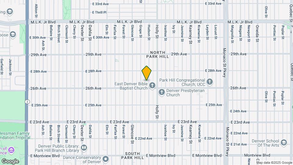 2635 Hudson St Map and Location Details