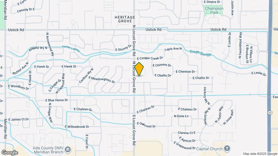 1657 E Challis St Map and Location Details