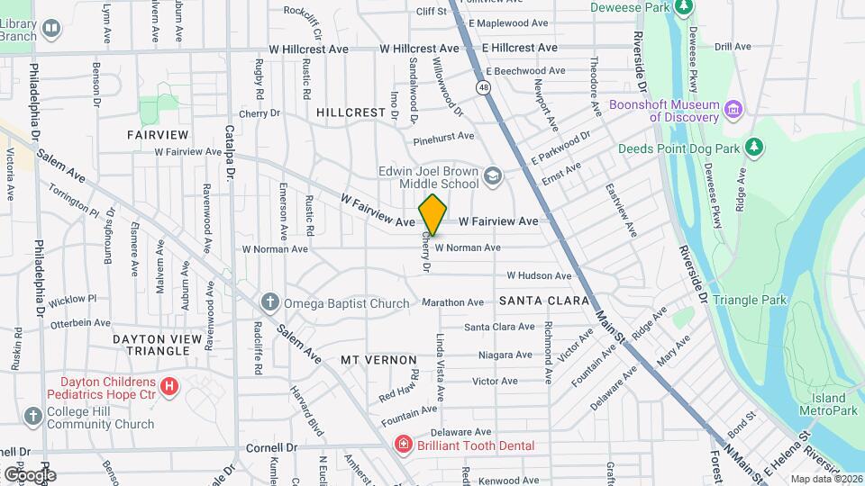 181 W Norman Ave Map and Location Details