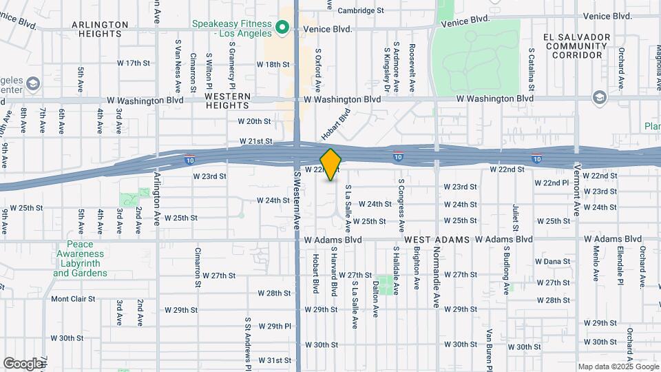 2225 S Harvard Blvd Map and Location Details