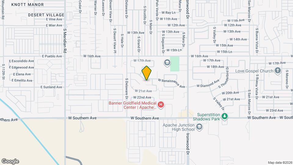 2080 W 20th Ave Map and Location Details