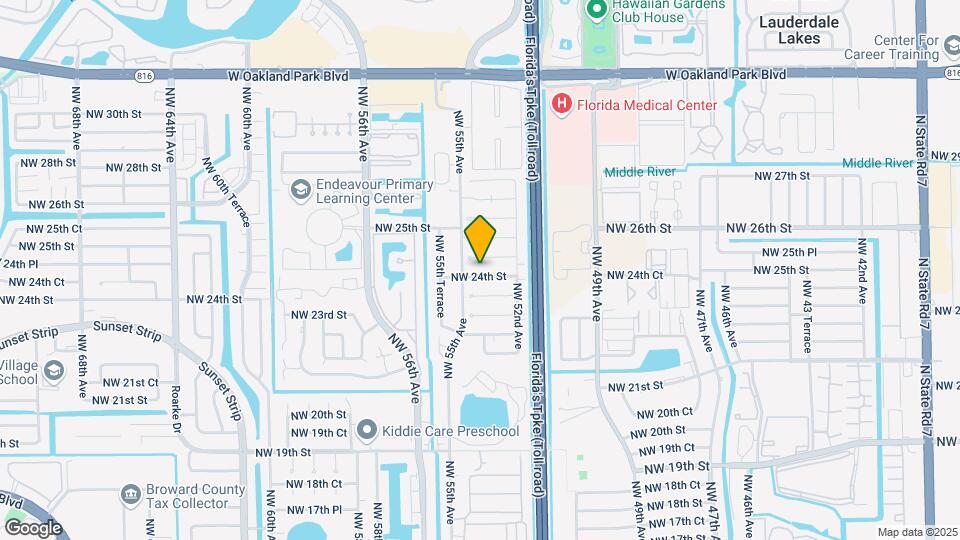 5413 NW 24th St Map and Location Details
