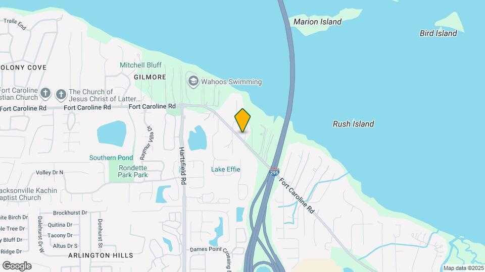 8543 Fort Caroline Rd Map and Location Details