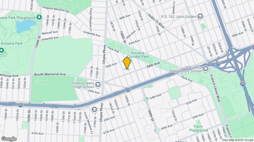 56-44 187th St Map and Location Details