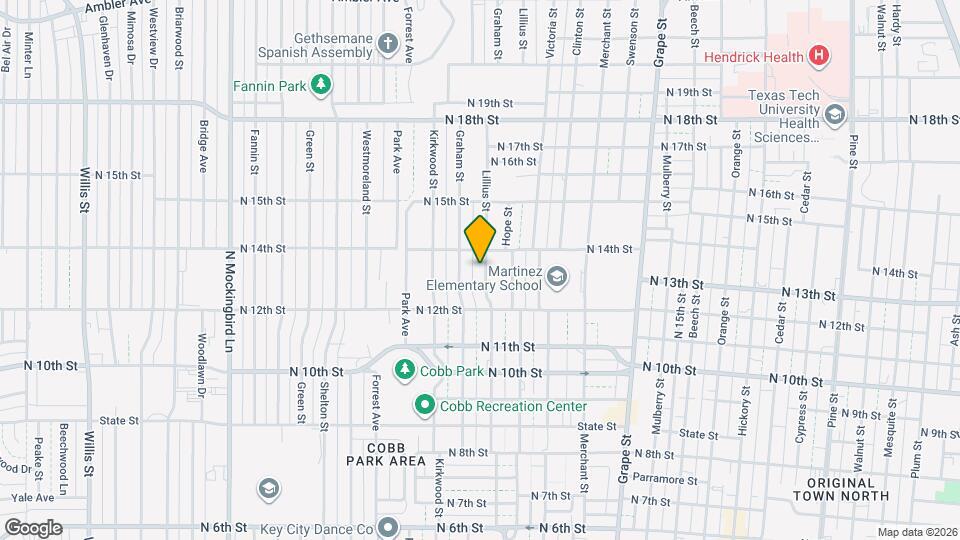 1318 Lillius St Map and Location Details