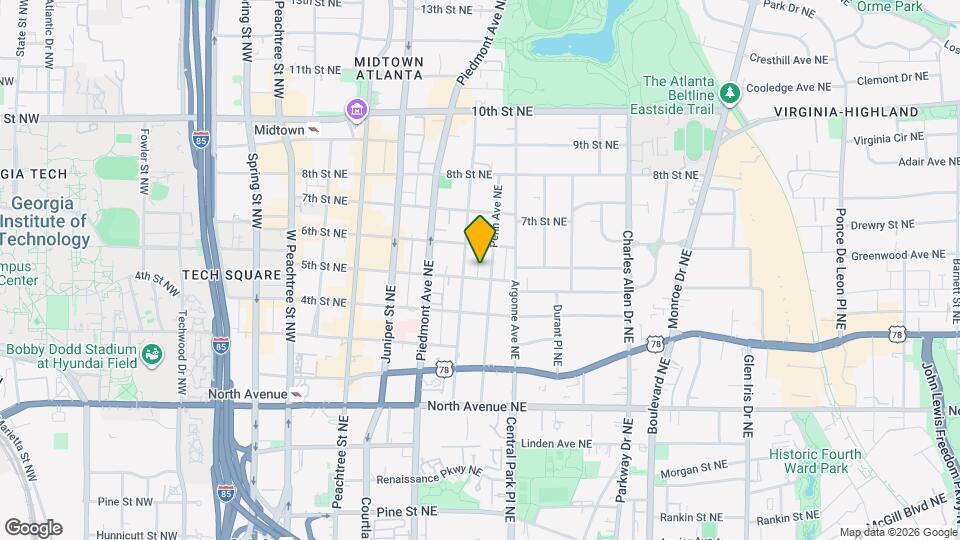 252 5th St NE, Unit 252 Map and Location Details