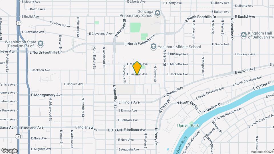 2424 N Columbus St Map and Location Details