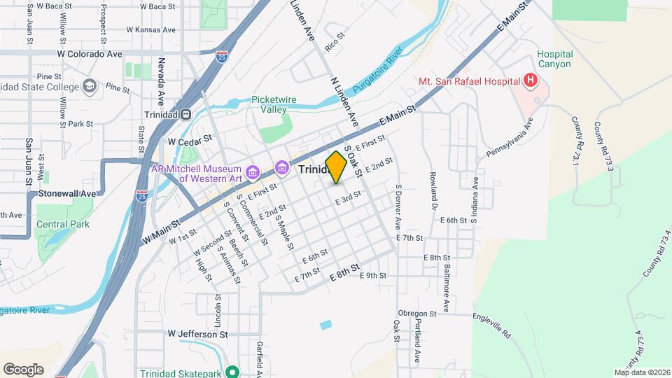 512 E 2nd St Map and Location Details