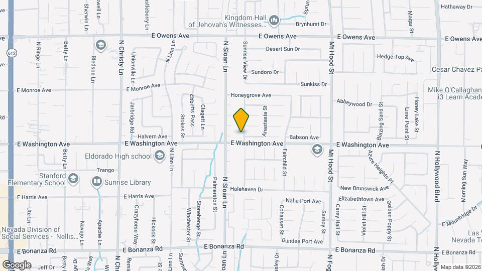 1219 Desert Solitude St Map and Location Details