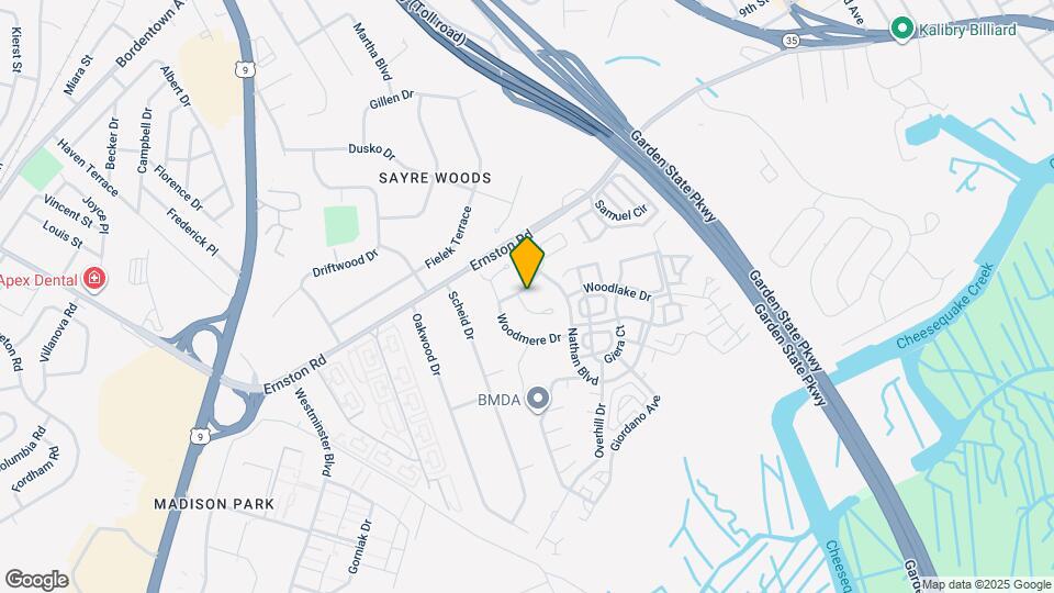 1 Upperbrook Ct Map and Location Details