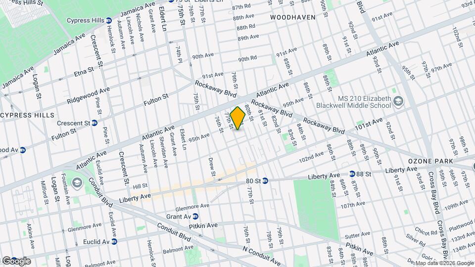95-19-95-77 77th St, Unit 2 Map and Location Details