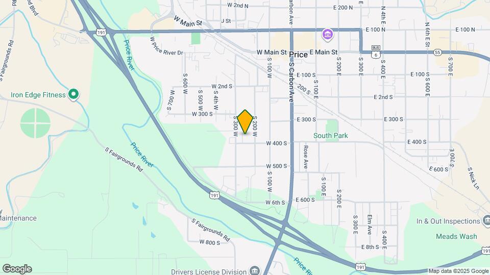 250 W 400 S Map and Location Details