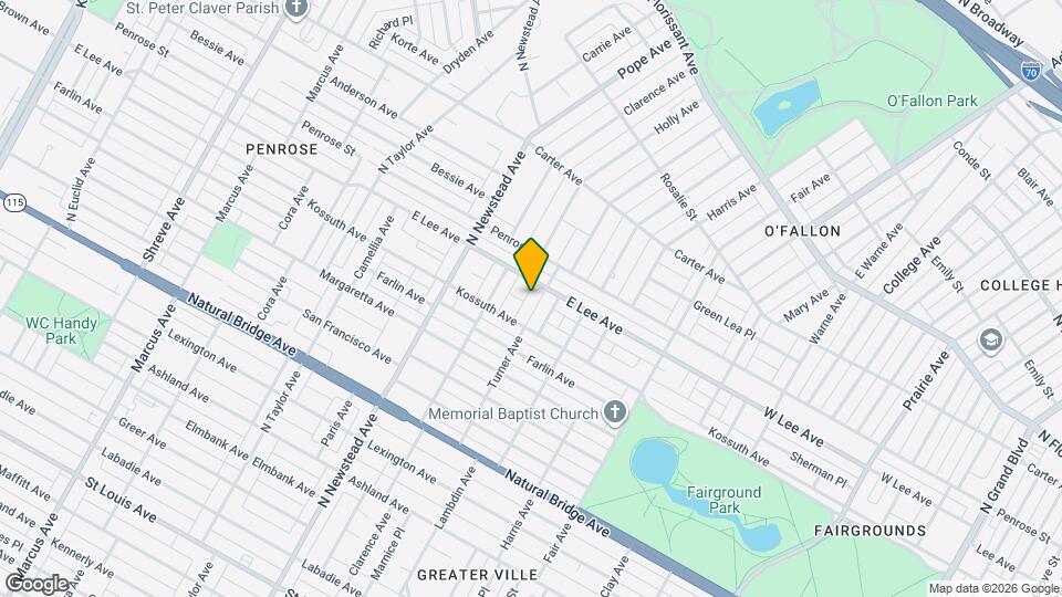 4127 Turner Ave Map and Location Details