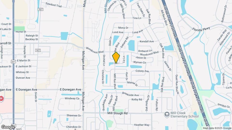 1424 Liz Ln Map and Location Details