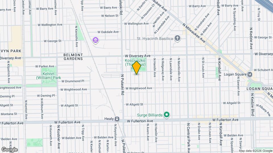 2642 N Springfield Ave Map and Location Details
