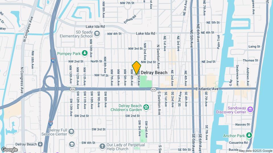 310 NW 1st St Map and Location Details