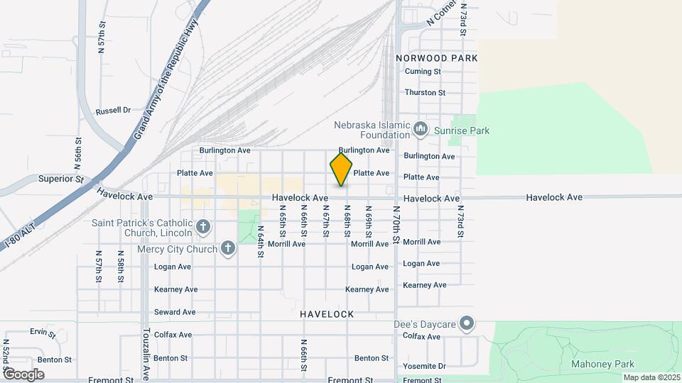6730 Havelock Ave Map and Location Details