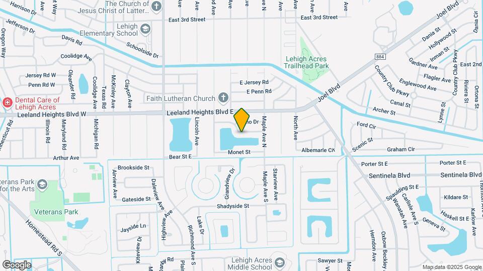 800 Willow Dr Map and Location Details