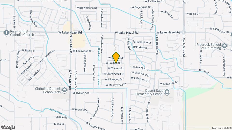 9955 W Rustica St Map and Location Details