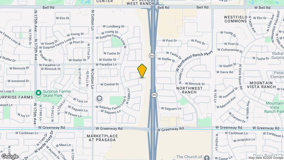 16809 W Central St Mapa y Detalles de la Ubicación