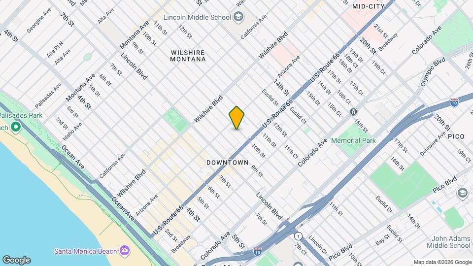 1328 10th St Mapa y Detalles de la Ubicación
