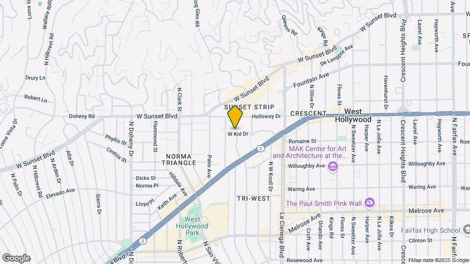 8707 W Knoll Dr Mapa y Detalles de la Ubicación