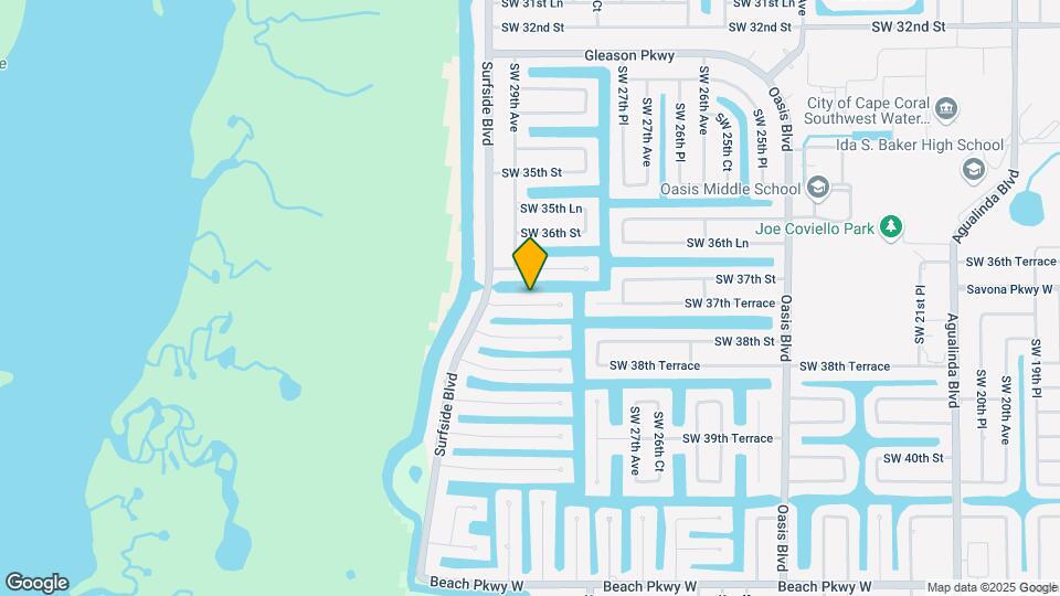 2819 SW 37th Terrace Map and Location Details