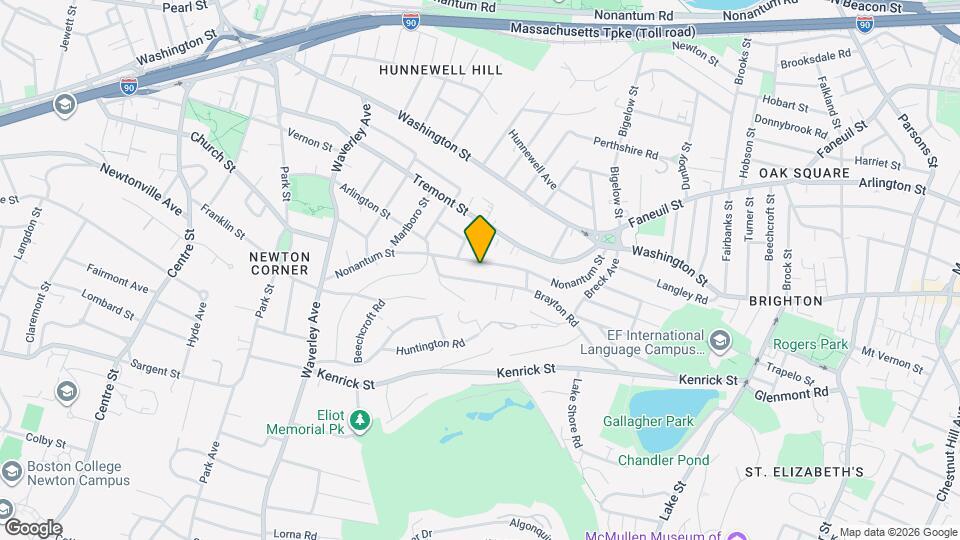 144 Nonantum St, Unit 1 Mapa y Detalles de la Ubicación