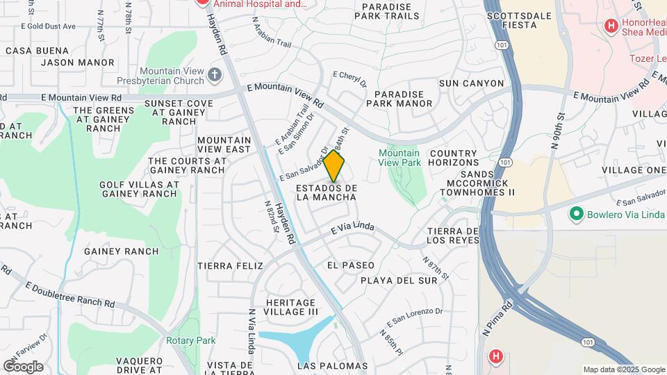 8356 E San Ricardo Dr Map and Location Details