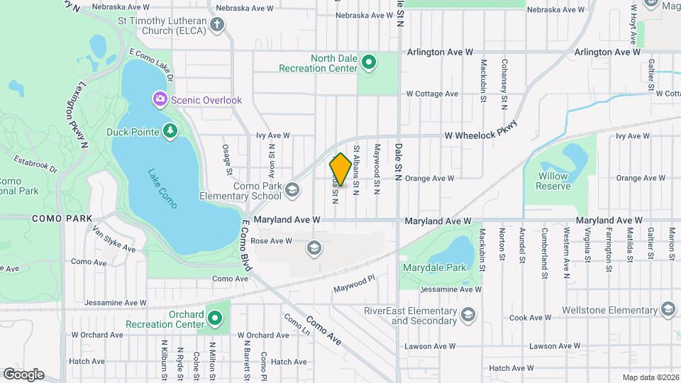 1244 Alameda St N Mapa y Detalles de la Ubicación