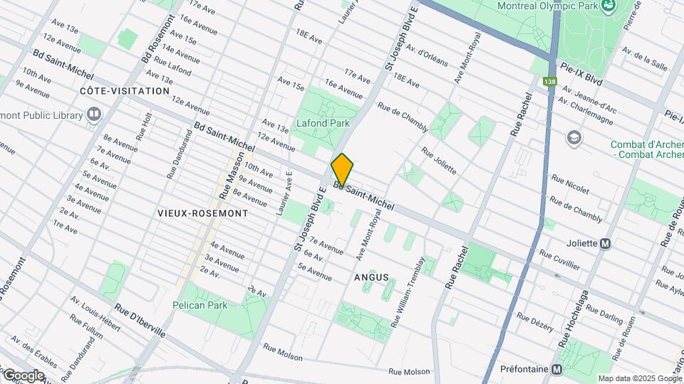 4832-4840 Boul Saint-Michel Map and Location Details