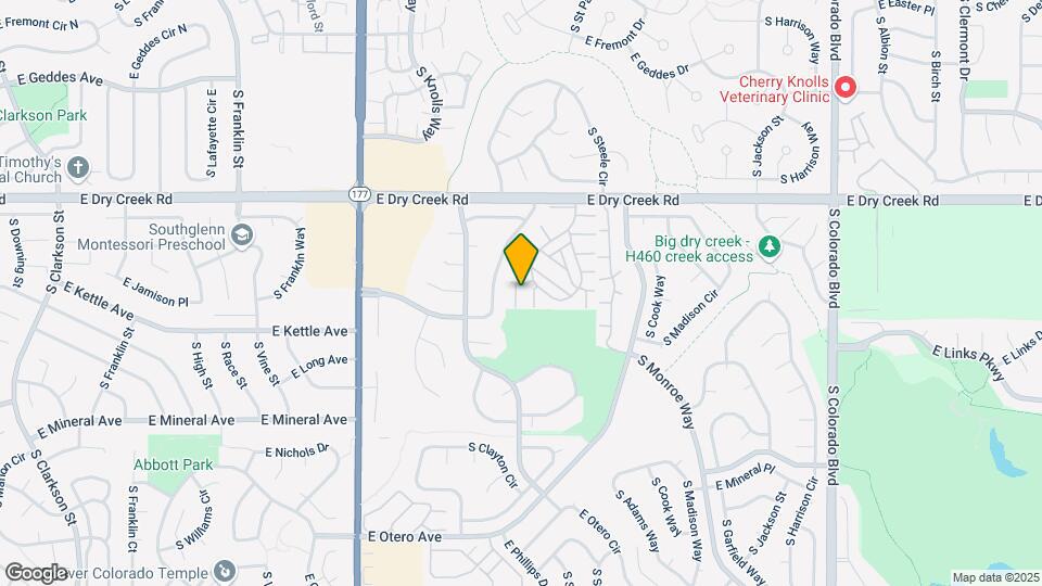 7691 S Cove Cir Map and Location Details