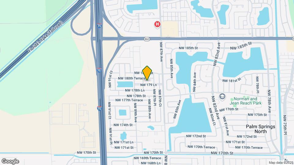 8821 NW 179 Ln Map and Location Details